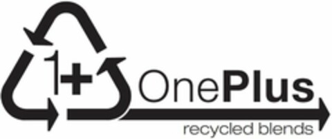1+ ONEPLUS RECYCLED BLENDS Logo (USPTO, 26.06.2012)