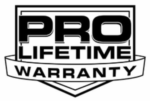 PRO LIFETIME WARRANTY Logo (USPTO, 25.09.2012)