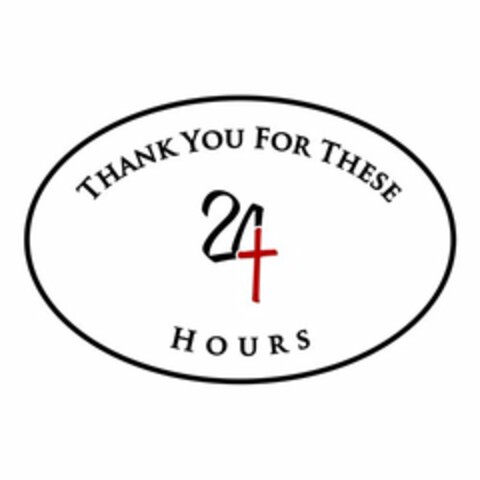 THANK YOU FOR THESE 24 HOURS Logo (USPTO, 04/02/2013)