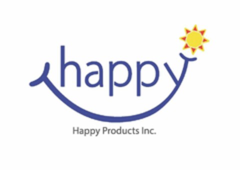 HAPPY HAPPY PRODUCTS INC. Logo (USPTO, 04/22/2013)