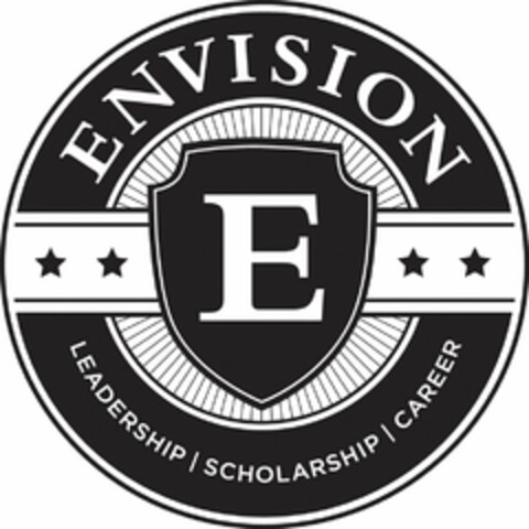 E ENVISION LEADERSHIP | SCHOLARSHIP | CAREER Logo (USPTO, 08/22/2013)