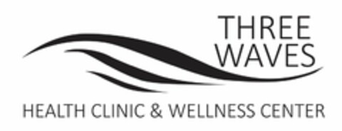 THREE WAVES HEALTH CLINIC & WELLNESS CENTER Logo (USPTO, 25.06.2015)