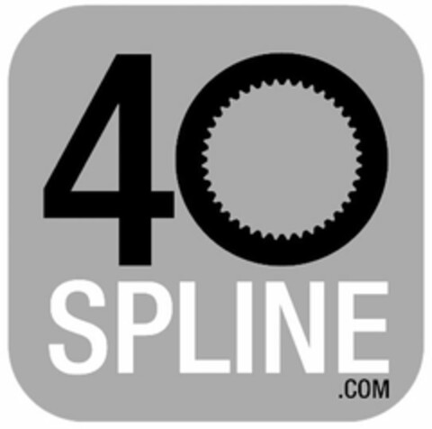 40SPLINE.COM Logo (USPTO, 04/08/2016)