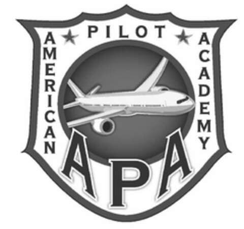 AMERICAN PILOT ACADEMY APA Logo (USPTO, 09/01/2016)