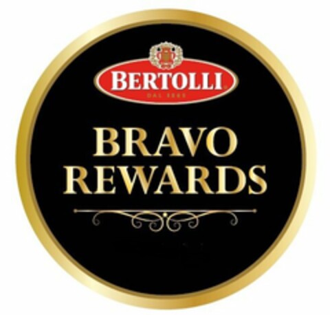 BERTOLLI DAL 1865 BRAVO REWARDS Logo (USPTO, 20.02.2017)