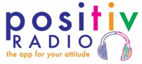 POSITIV RADIO THE APP FOR YOUR ATTITUDE Logo (USPTO, 23.06.2017)