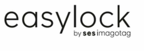 EASYLOCK BY SES IMAGOTAG Logo (USPTO, 06.07.2017)