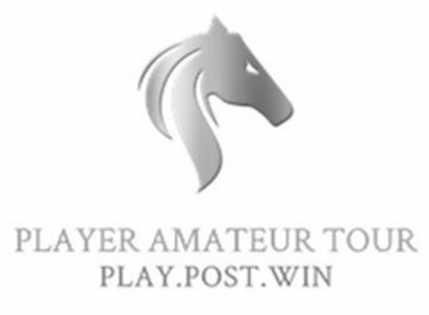 PLAYER AMATEUR TOUR PLAY.POST.WIN Logo (USPTO, 12/04/2017)