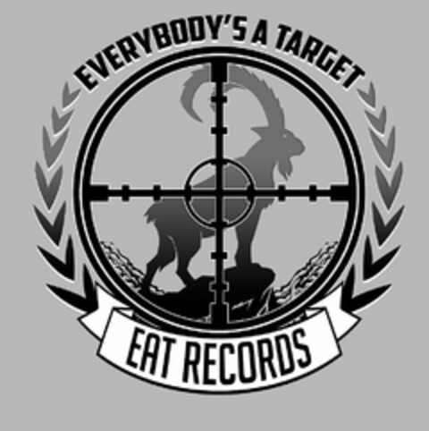 EVERYBODY'S A TARGET EAT RECORDS Logo (USPTO, 04/09/2018)