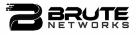 B BRUTE NETWORKS Logo (USPTO, 06/21/2018)