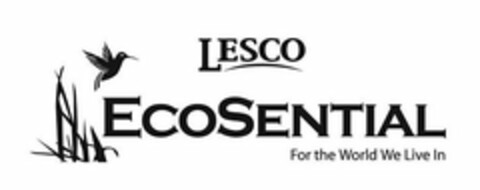 LESCO ECOSENTIAL FOR THE WORLD WE LIVE IN Logo (USPTO, 20.07.2018)