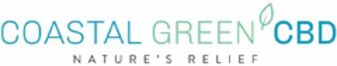 COASTAL GREEN CBD NATURE'S RELIEF Logo (USPTO, 08.08.2018)