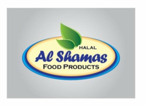 HALAL AL SHAMAS FOOD PRODUCTS Logo (USPTO, 11.10.2018)