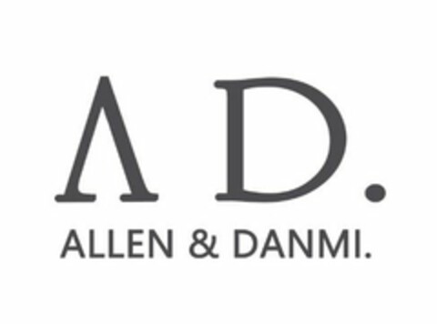 A D. ALLEN & DANMI. Logo (USPTO, 05/16/2019)