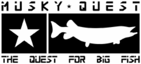 MUSKY QUEST THE QUEST FOR BIG FISH Logo (USPTO, 20.05.2019)
