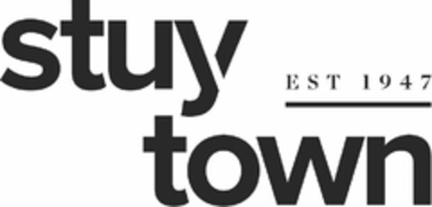 STUYTOWN EST 1947 Logo (USPTO, 29.08.2019)