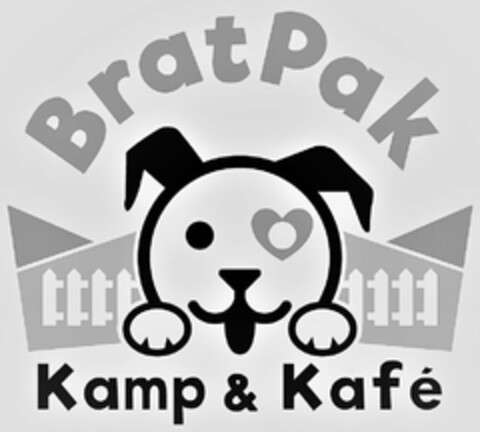 BRATPAK KAMP & KAFÉ Logo (USPTO, 09/24/2019)