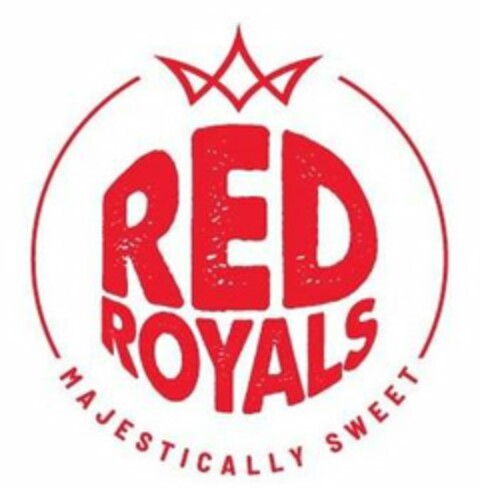 RED ROYALS MAJESTICALLY SWEET Logo (USPTO, 09/25/2019)