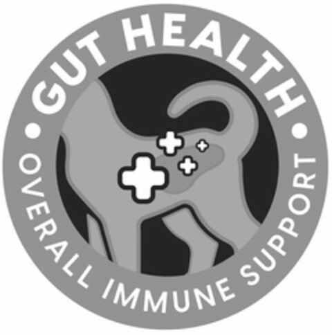 GUT HEALTH OVERALL IMMUNE SUPPORT Logo (USPTO, 03.10.2019)