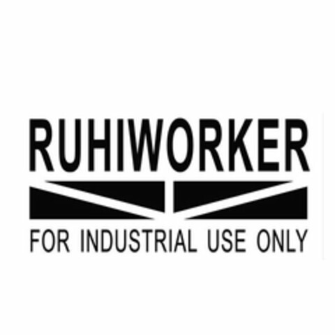 RUHIWORKER FOR INDUSTRIAL USE ONLY Logo (USPTO, 09.11.2019)