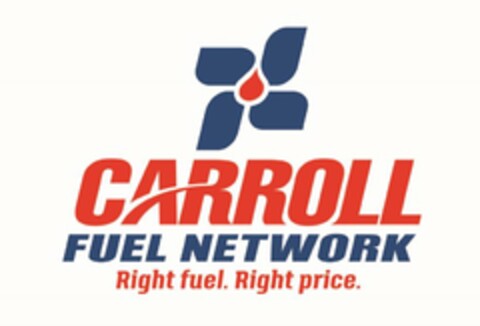 CARROLL FUEL NETWORK RIGHT FUEL. RIGHT PRICE. Logo (USPTO, 06.12.2019)