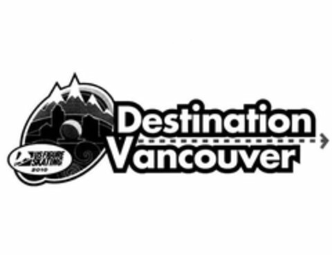 DESTINATION VANCOUVER US FIGURE SKATING 2010 Logo (USPTO, 09/04/2009)