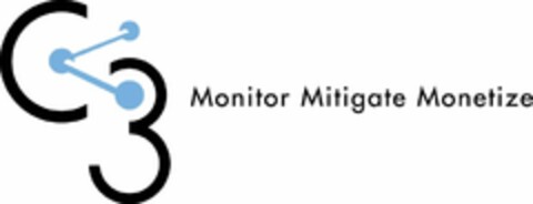 C 3 MONITOR MITIGATE MONETIZE Logo (USPTO, 08.09.2010)