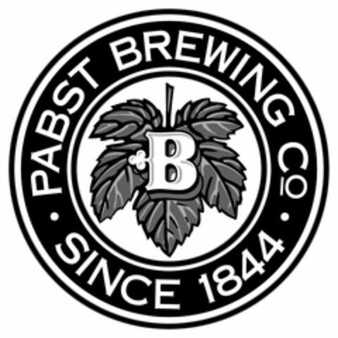 PABST BREWING CO. SINCE 1844 B Logo (USPTO, 04/22/2011)