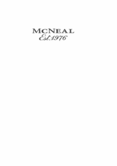 MCNEAL EST.1976 Logo (USPTO, 01.07.2011)
