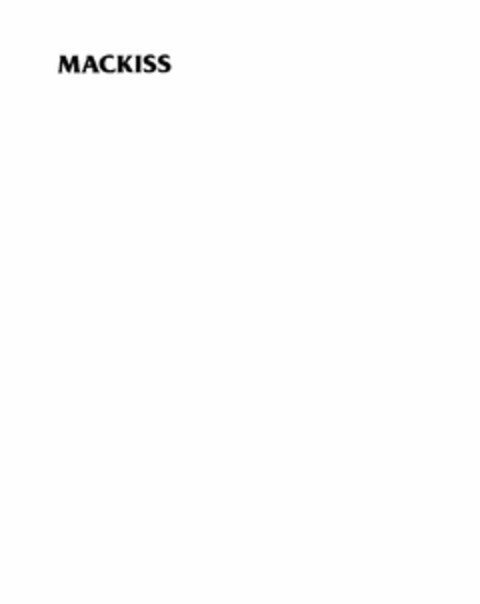 MACKISS Logo (USPTO, 29.11.2011)