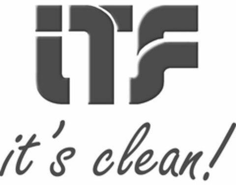 ITF IT'S CLEAN! Logo (USPTO, 24.01.2012)