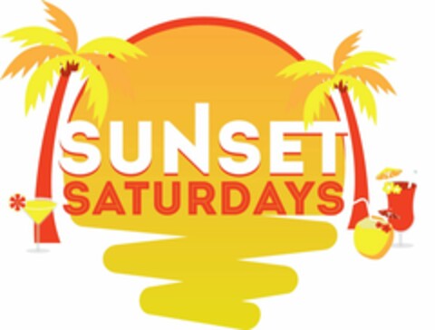 SUNSET SATURDAYS Logo (USPTO, 03.05.2012)