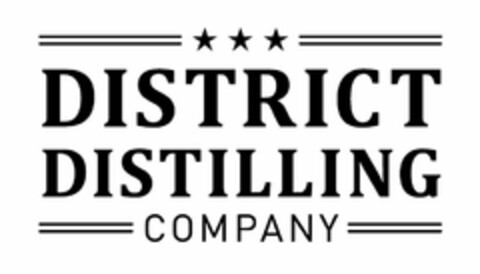 DISTRICT DISTILLING COMPANY Logo (USPTO, 22.08.2012)