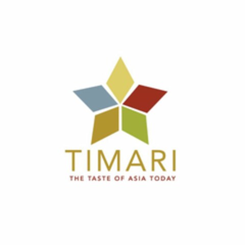 TIMARI THE TASTE OF ASIA TODAY Logo (USPTO, 09.09.2013)