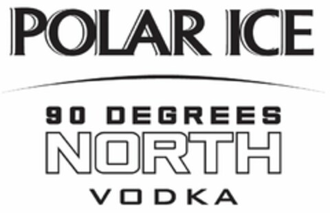 POLAR ICE 90 DEGREES NORTH VODKA Logo (USPTO, 12.03.2015)