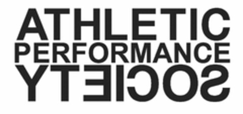 ATHLETIC PERFORMANCE SOCIETY Logo (USPTO, 27.03.2015)
