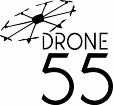 DRONE 55 Logo (USPTO, 26.04.2015)