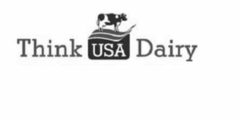 THINK USA DAIRY Logo (USPTO, 17.06.2015)