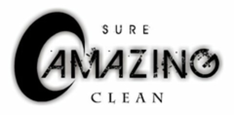 SURE AMAZING CLEAN Logo (USPTO, 08/19/2015)