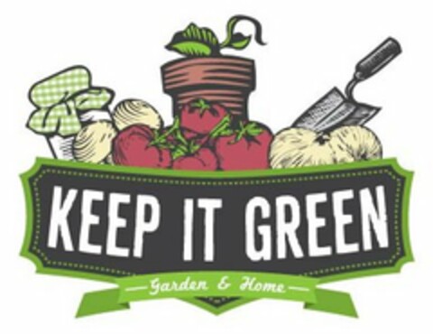 KEEP IT GREEN GARDEN & HOME Logo (USPTO, 09/24/2015)