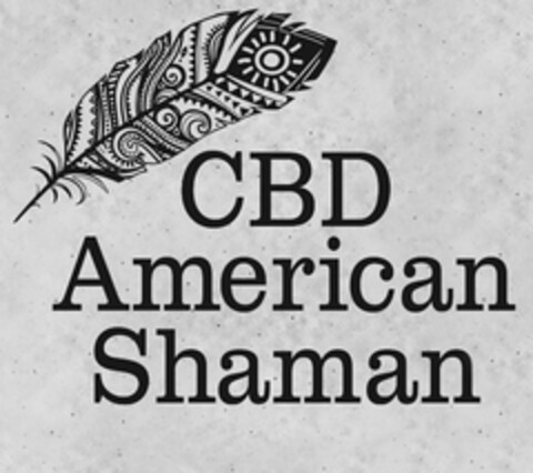 CBD AMERICAN SHAMAN Logo (USPTO, 12/28/2016)