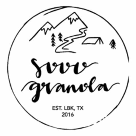 SOOO GRANOLA EST. LBK, TX 2016 Logo (USPTO, 04.08.2017)