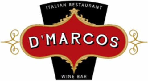 D'MARCOS ITALIAN RESTAURANT WINE BAR Logo (USPTO, 13.12.2017)