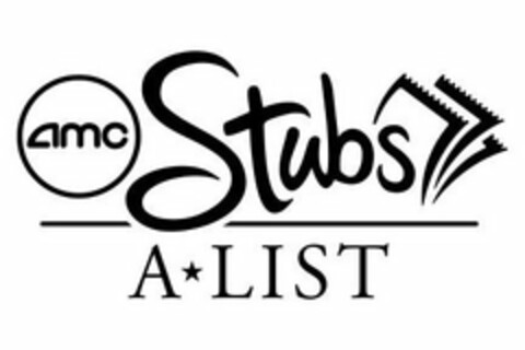 AMC STUBS A LIST Logo (USPTO, 14.03.2018)