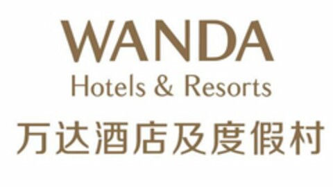 WANDA HOTELS & RESORTS Logo (USPTO, 19.03.2018)