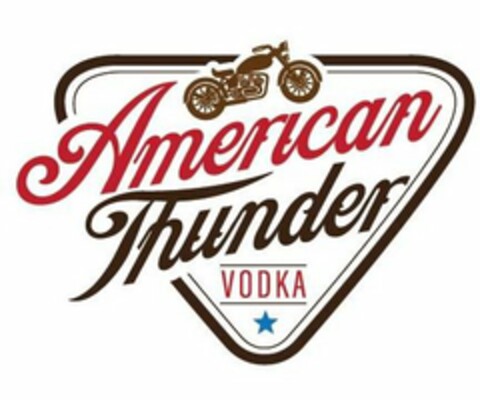 AMERICAN THUNDER VODKA Logo (USPTO, 24.05.2018)