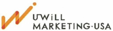 W UWILL MARKETING·USA Logo (USPTO, 03.12.2018)