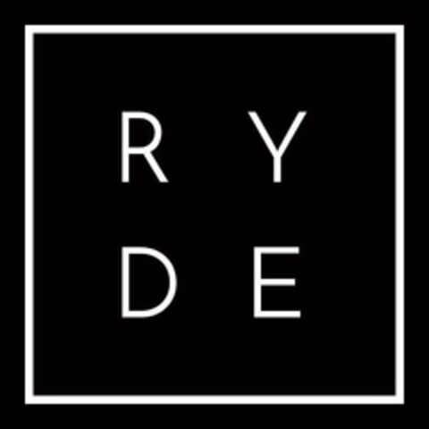 RYDE Logo (USPTO, 06/27/2019)