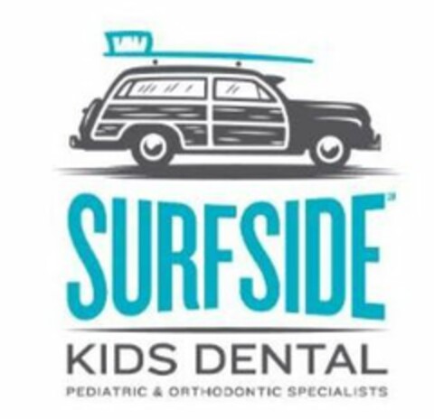 SURFSIDE KIDS DENTAL PEDIATRIC & ORTHODONTIC SPECIALISTS Logo (USPTO, 06/28/2019)