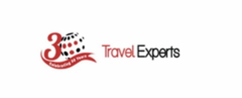 30 CELEBRATING 30 YEARS TRAVEL EXPERTS Logo (USPTO, 19.08.2019)